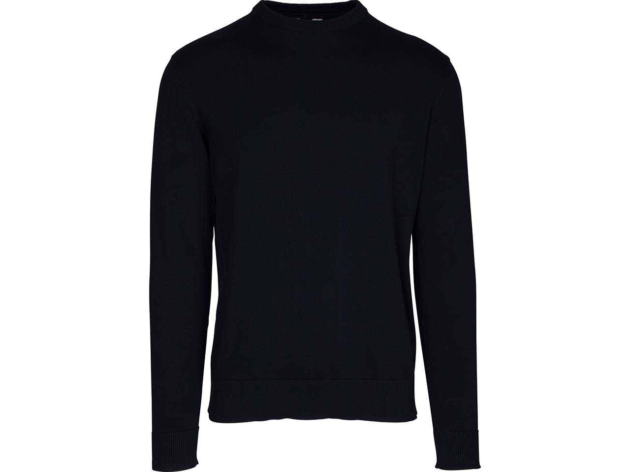 MELA Bio-Herren-Feinstrick-Pullover 'HIMAL' mit Rundhalsausschnitt, navy, Gr. XL