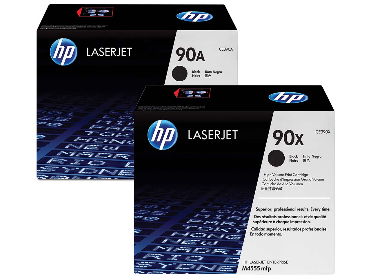 hp Twinpack Druckkassetten CE390XD, Nr. 90X schwarz