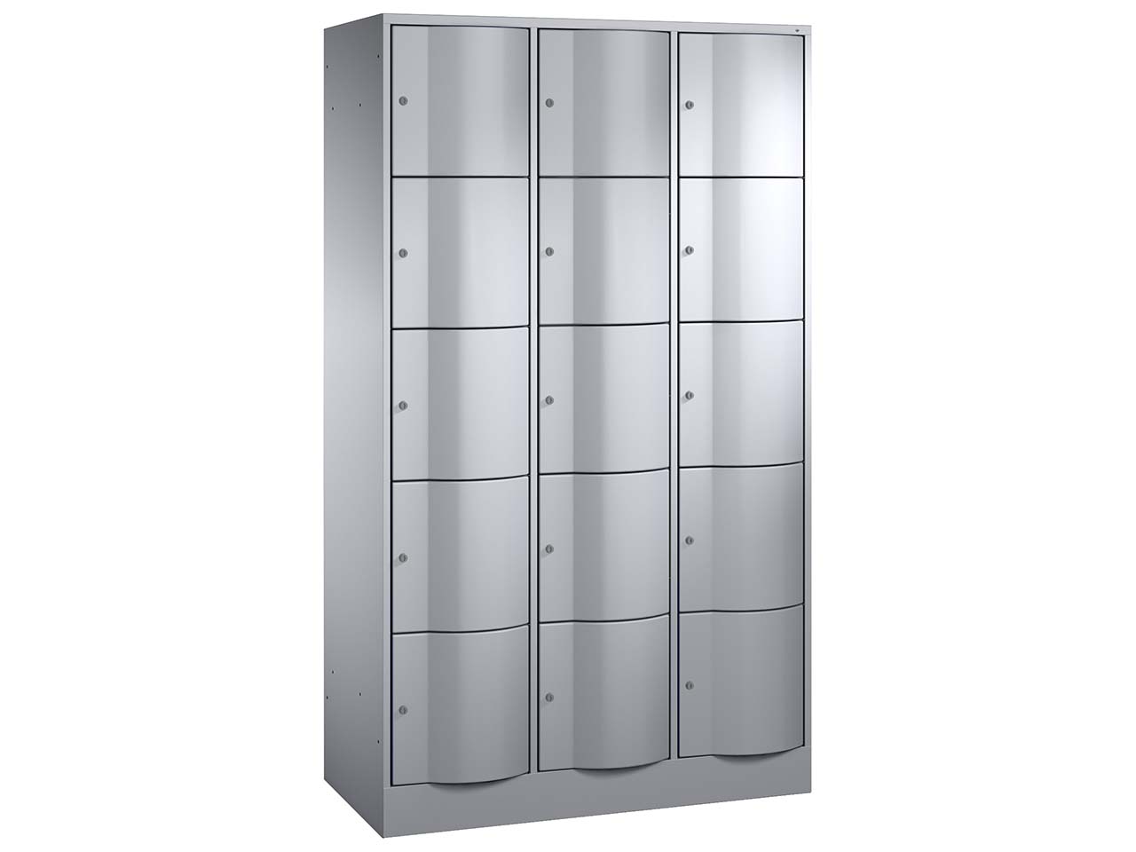 Schließfachschrank 3 Türme lg/lg 5er