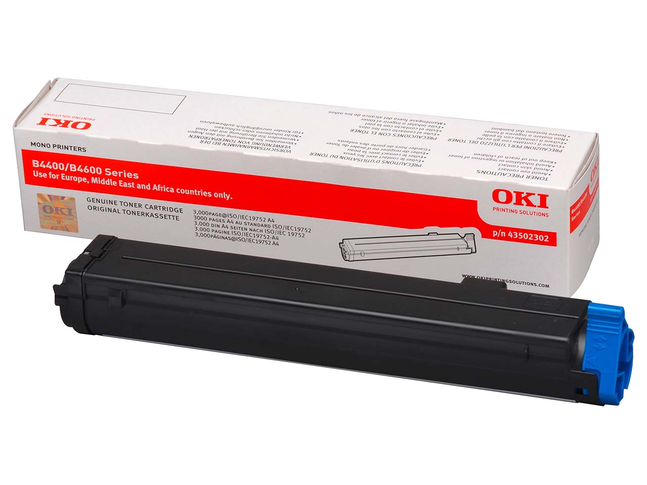 Oki Toner 43502302 schwarz