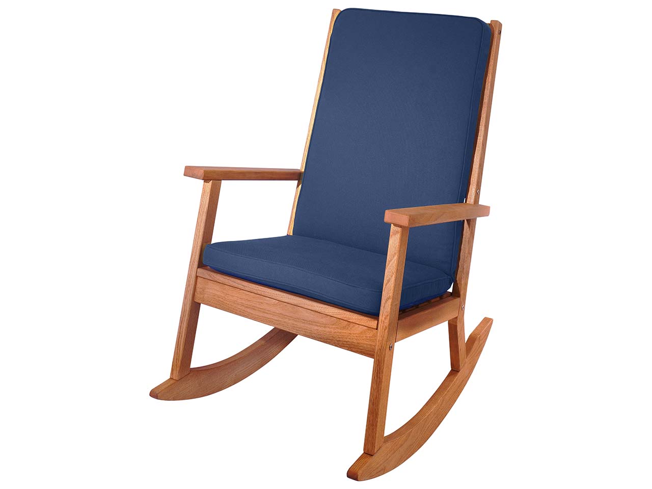 Auflage für 'Rocker' 122 x 52 x 6 cm, Bezug aus Polyester, blau