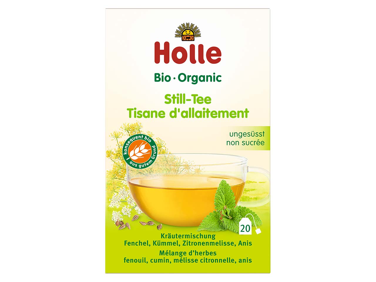 Holle Bio-Still-Tee Kräutermischung, 20 x 1,5 g