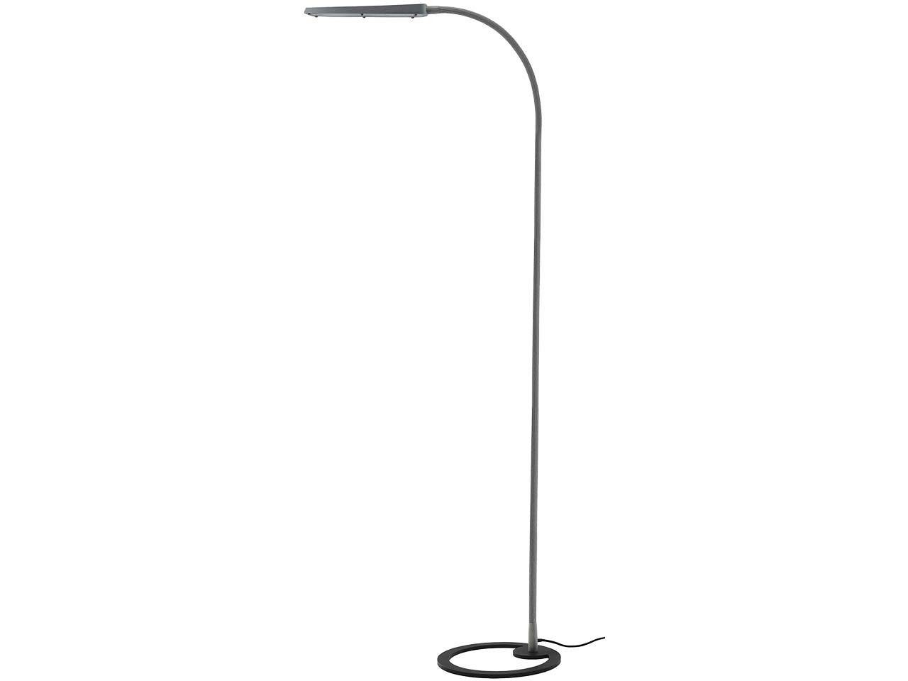 Bauer & Böcker LED-Stehleuchte "Comet" asphalt/silver