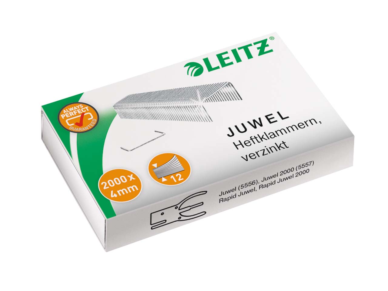 2000 Heftklammern für Juwel