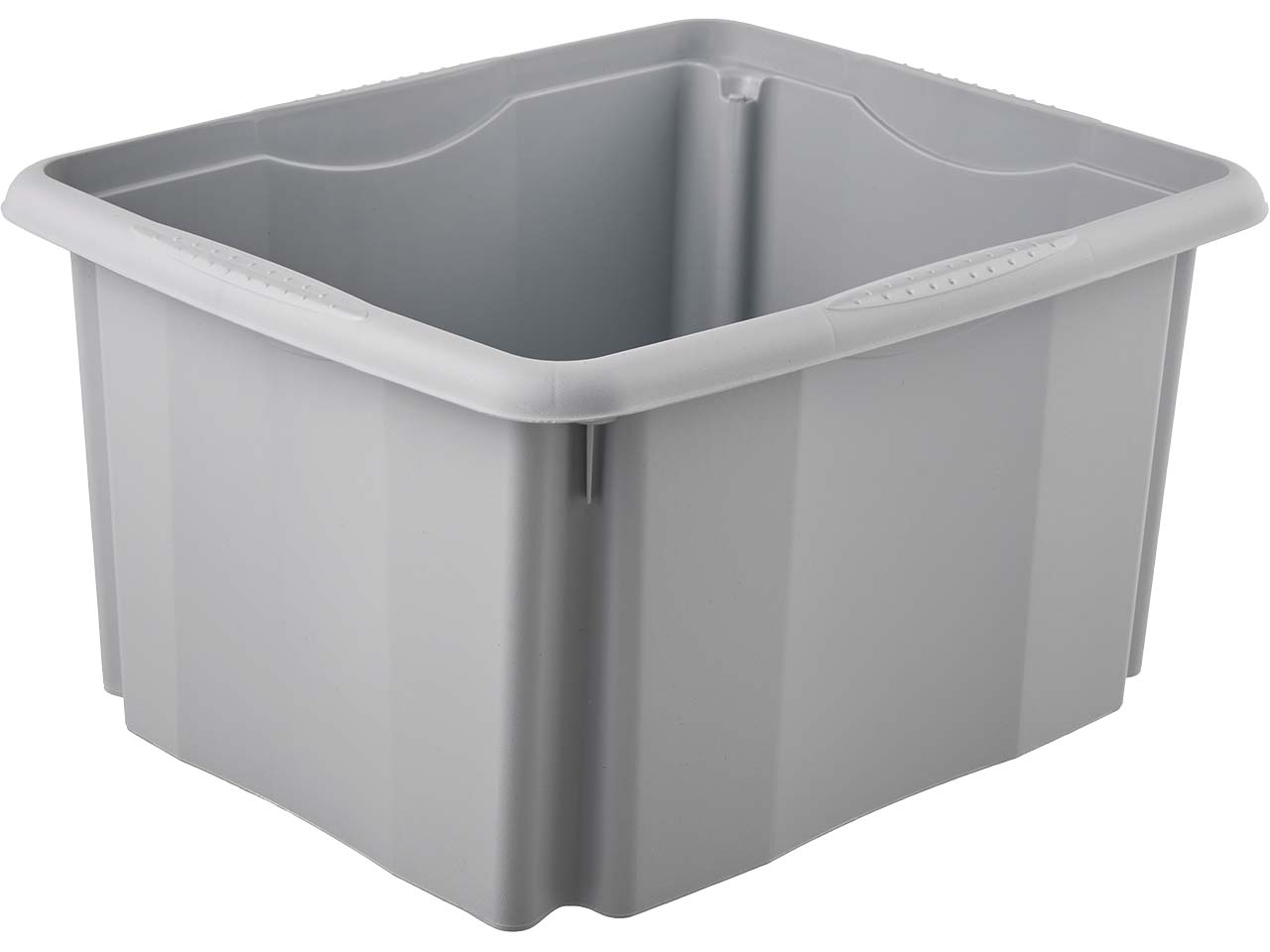 keeeper Aufbewahrungsbox "Emil Eco Line" 41 x 34,5 x 22 cm, 24 l, grau