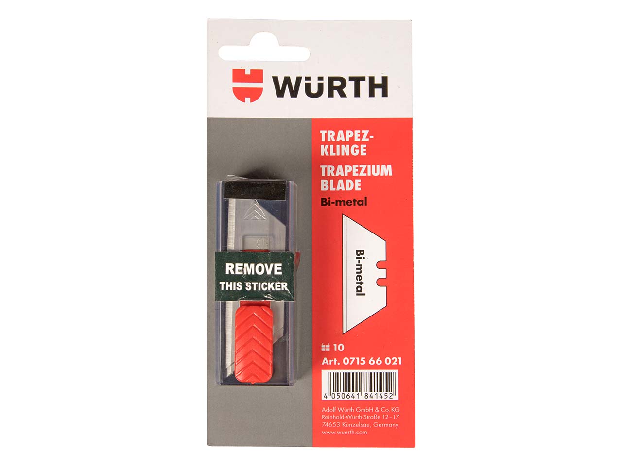 10er-Pack Ersatzklingen für Sicherheitscutter