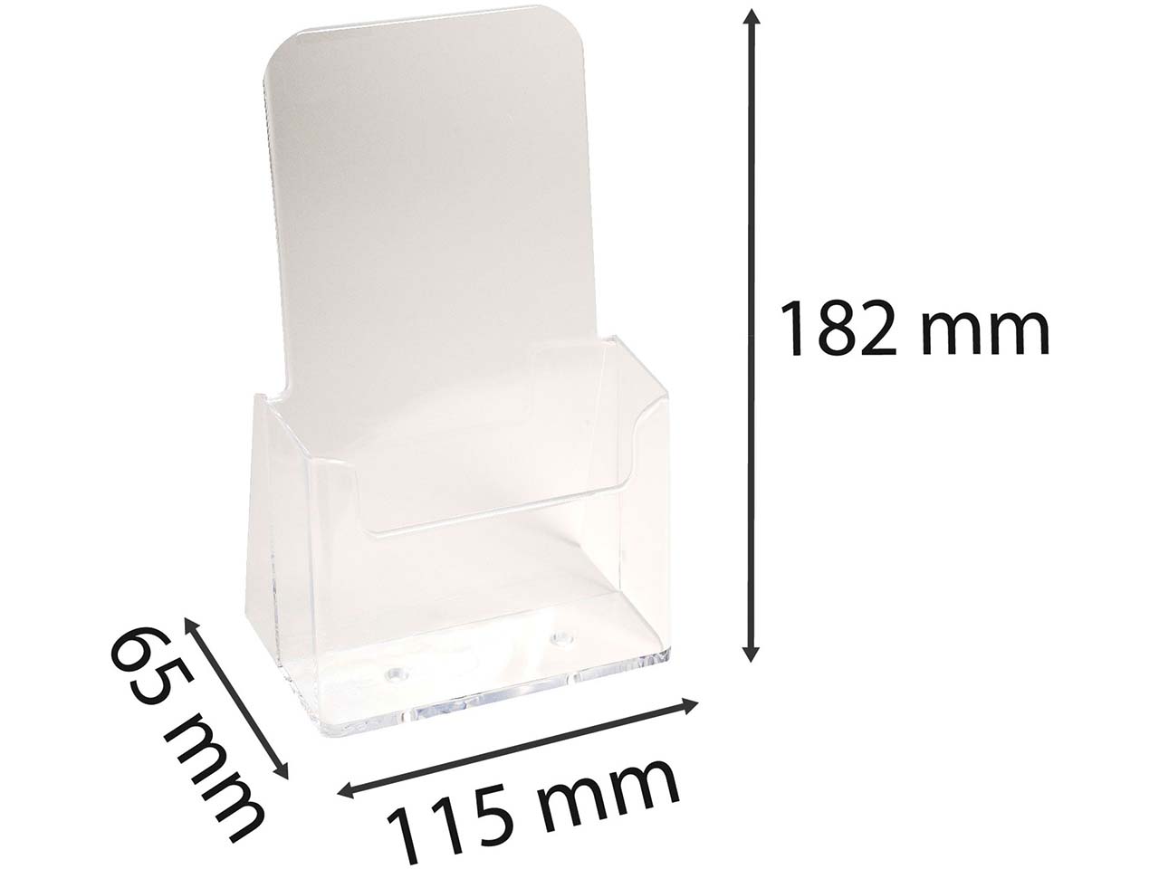 Exacompta Prospekthalter "Exacryl" aus PS, 1 Fach, DIN lang Exacompta Prospekthalter "Exacryl" aus PS, 1 Fach, DIN lang