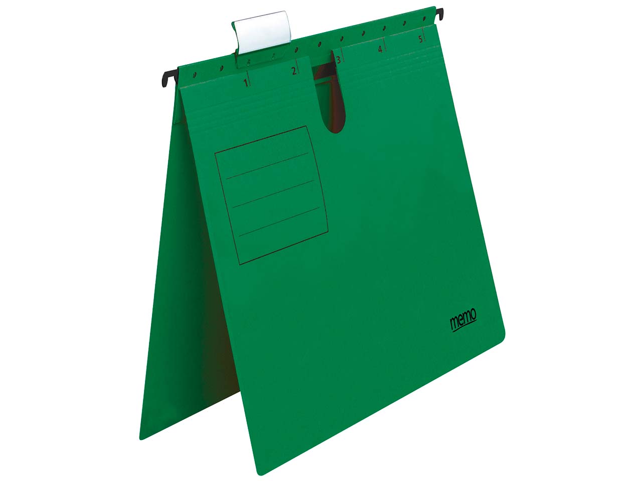 5 memo Hängehefter farbig grün
