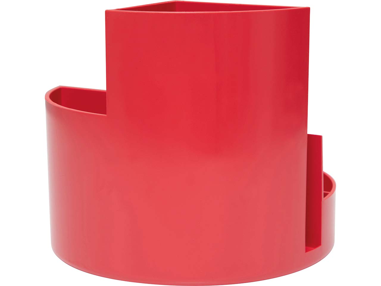 MAUL Rund-Organizer "MAULrundbox" aus Recycling-Kunststoff, rot