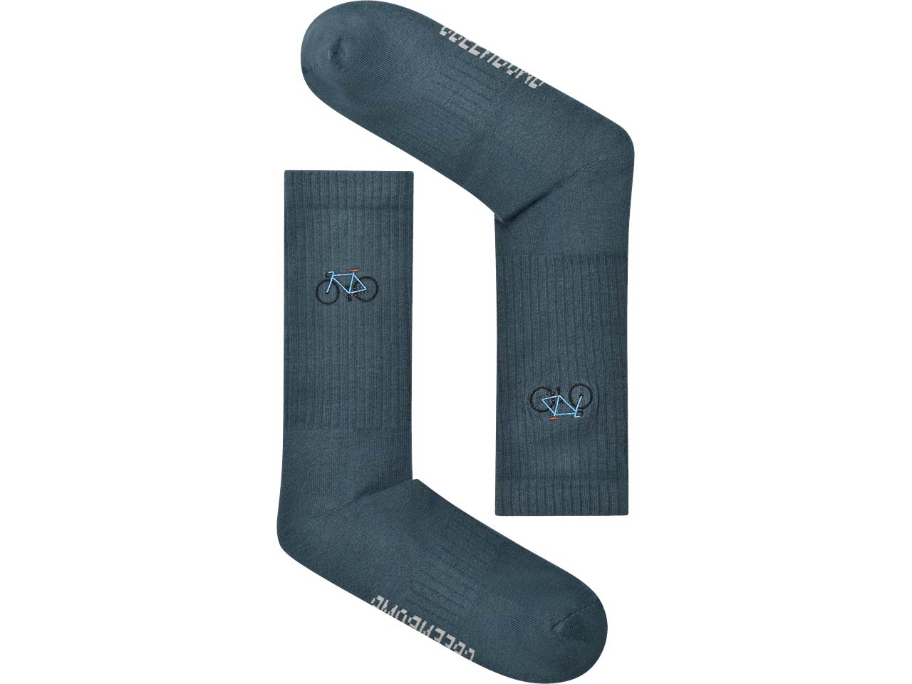 GREENBOMB Bio-Socken 'Bike Vintage', blue stone, Gr. 37/40