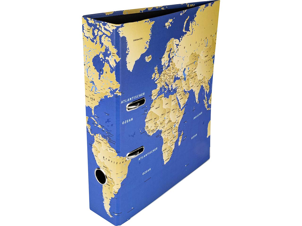 Aktenordner "Weltkarte" A4