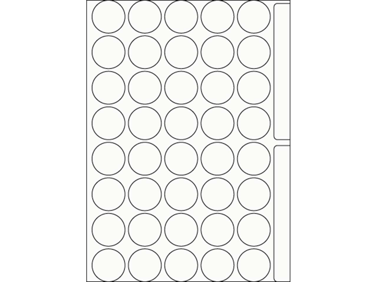 800 Etiketten rund 19 mm