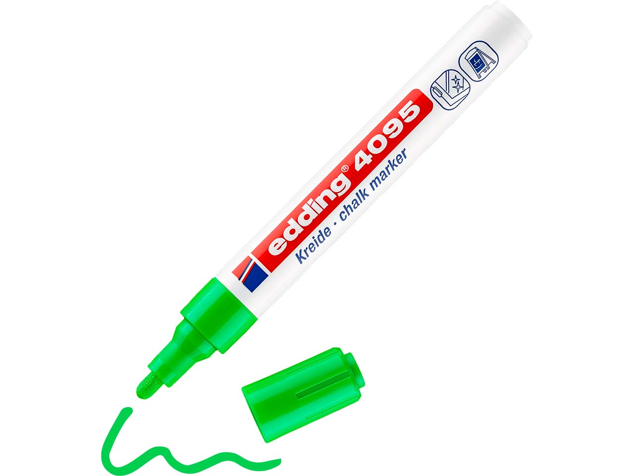 edding Kreidemarker "Window Marker 4095" hellgrün