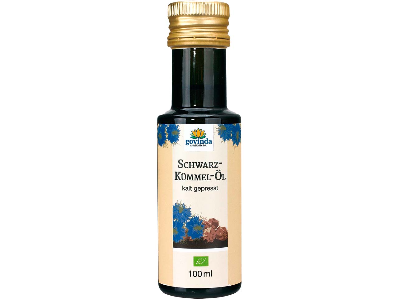govinda Bio-Schwarzkümmelöl, kaltgepresst, 100 ml