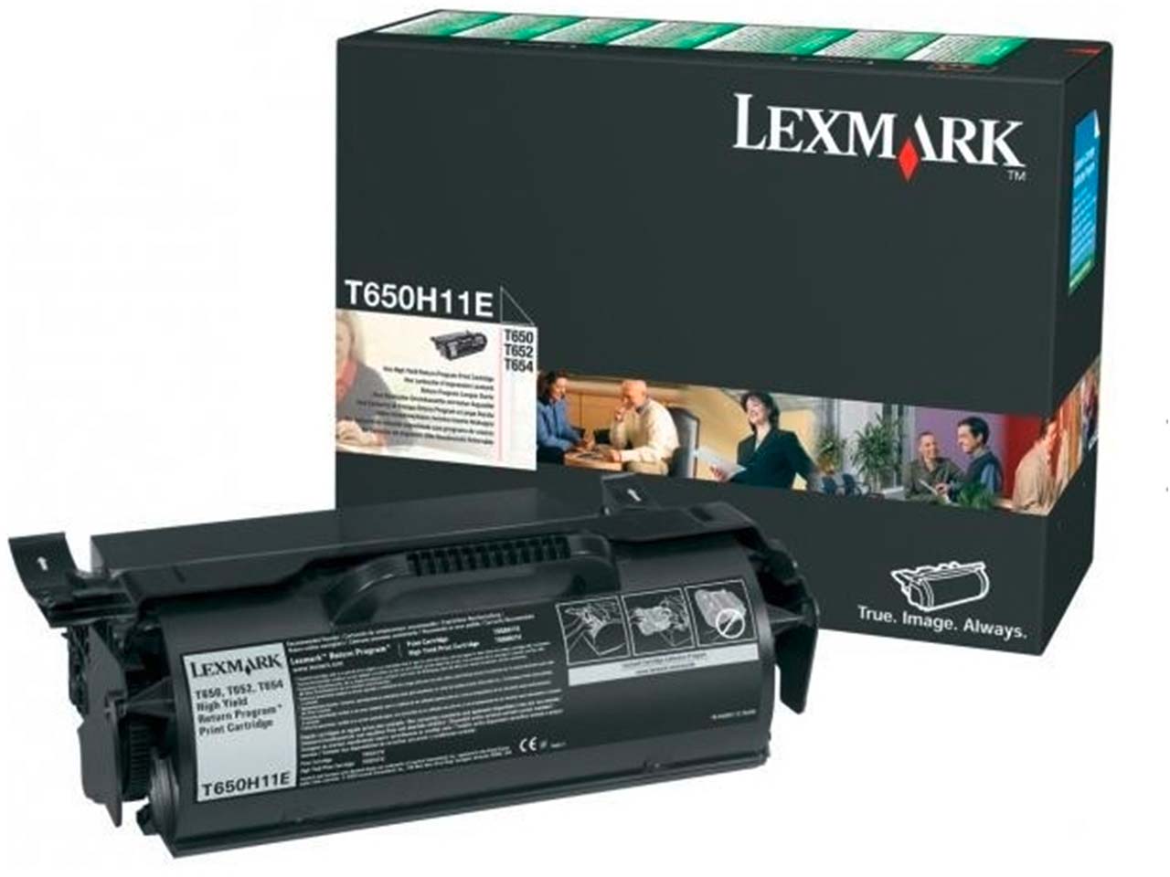 Lexmark Druckkassette T650H11E schwarz