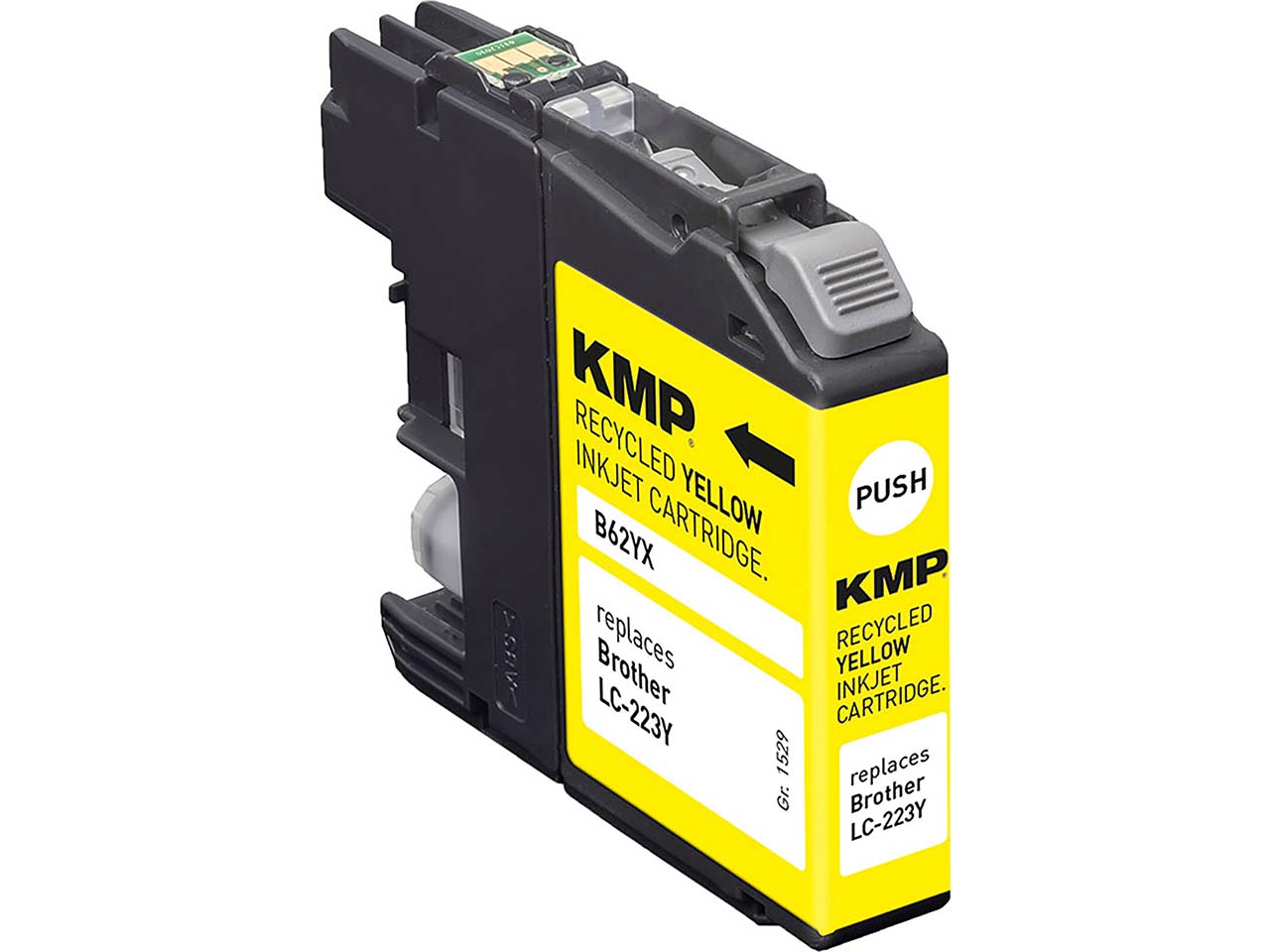 KMP Tintenpatrone ersetzt Brother LC-223Y gelb