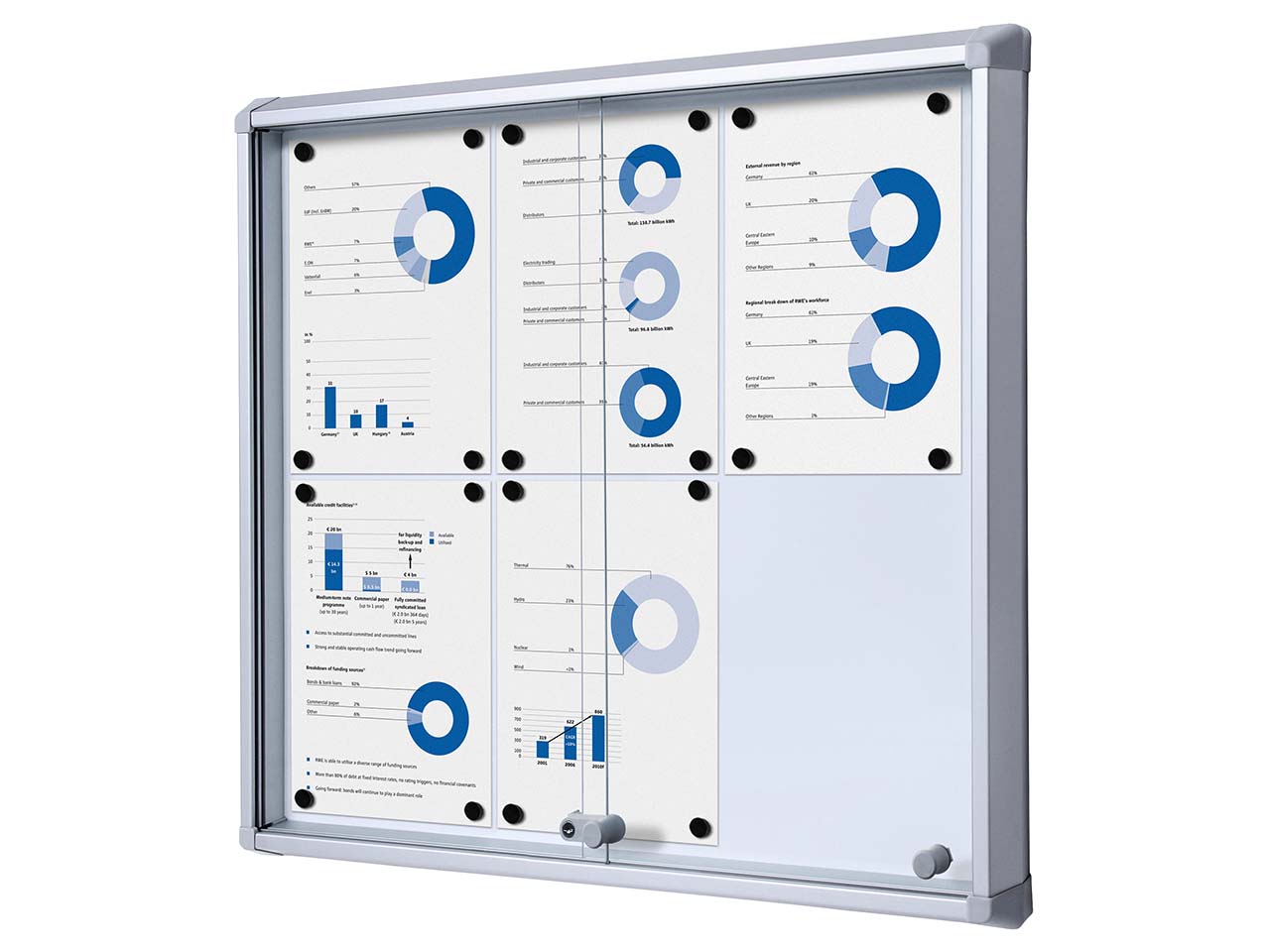 Schaukasten "Sven" B1 zertifiziert 6 x DIN A4