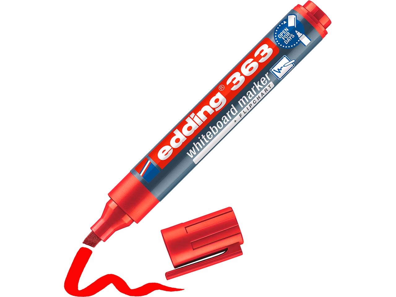 edding Whiteboardmarker "363" rot