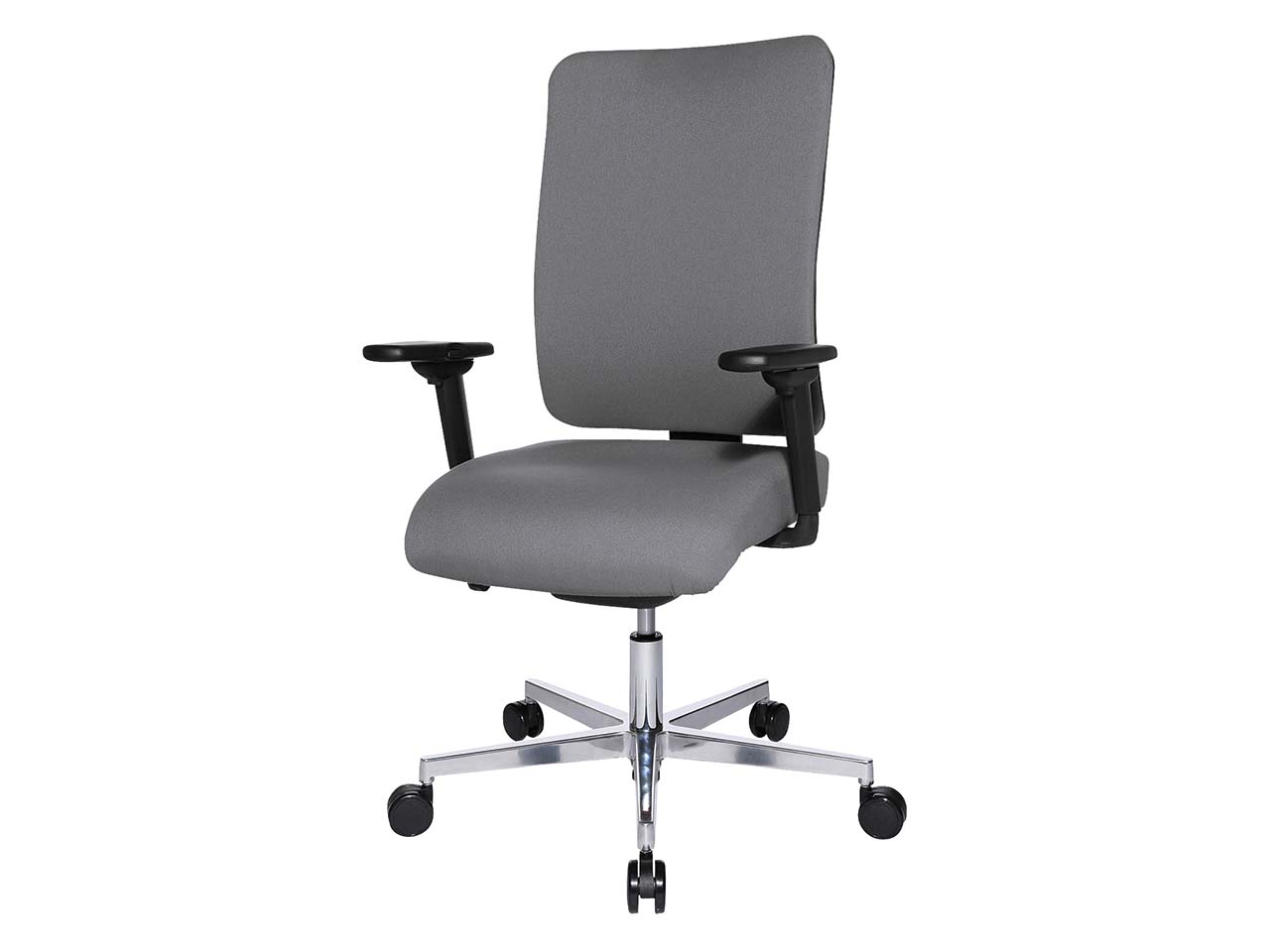 Topstar Bürodrehstuhl "Sitness Open X Deluxe (P)" mit Armlehnen grau
