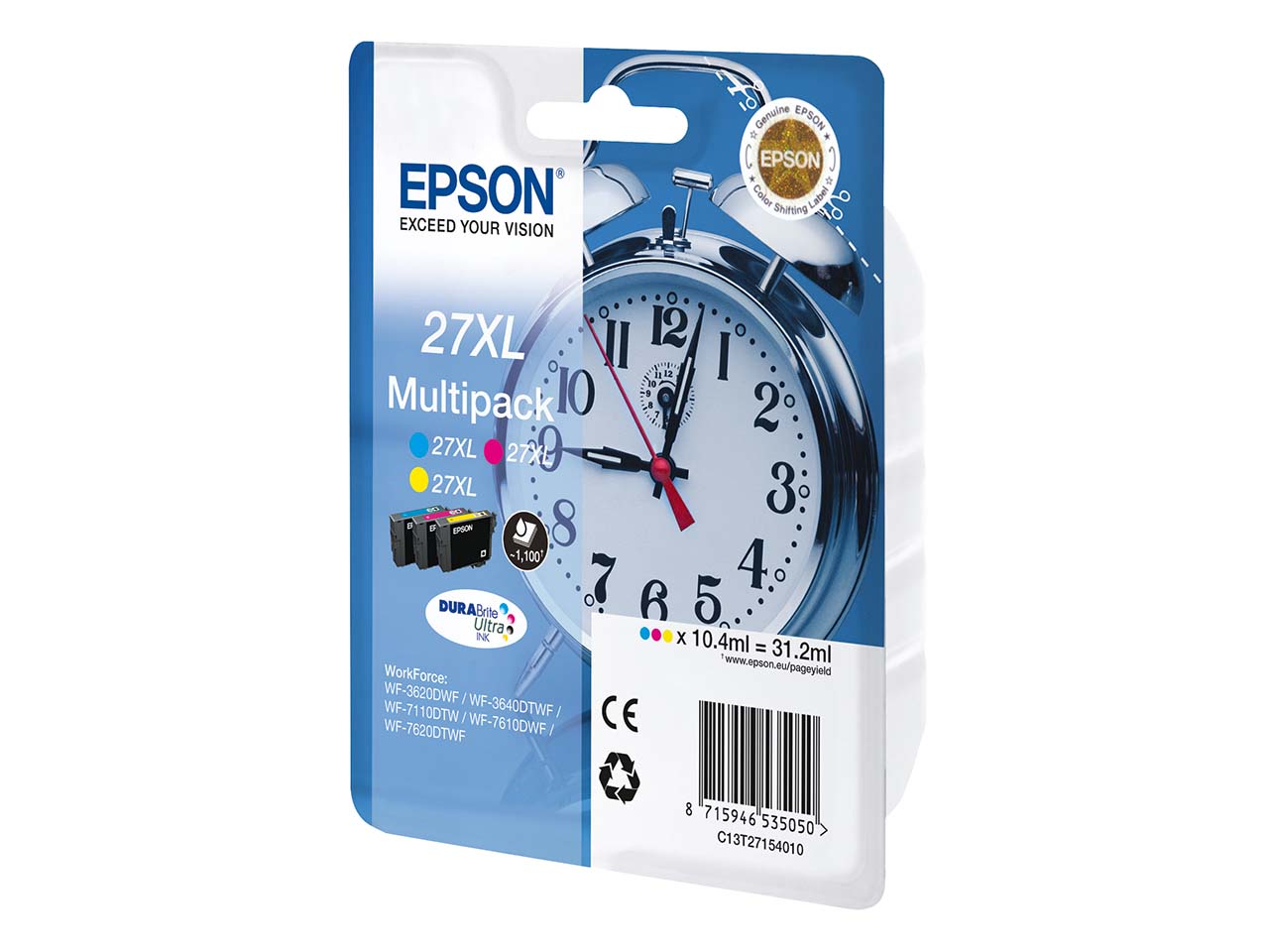 Epson 3er Set Tintenpatronen T2715XL cyan, magenta, gelb
