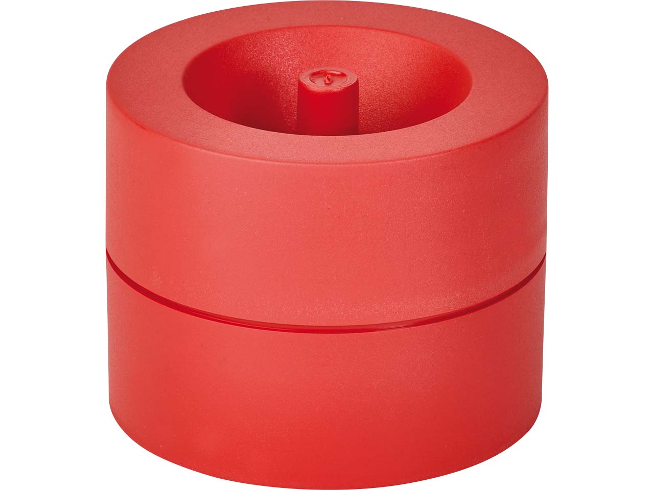 MAUL Klammerspender "MAULpro" inkl. 15 Büroklammern, rot