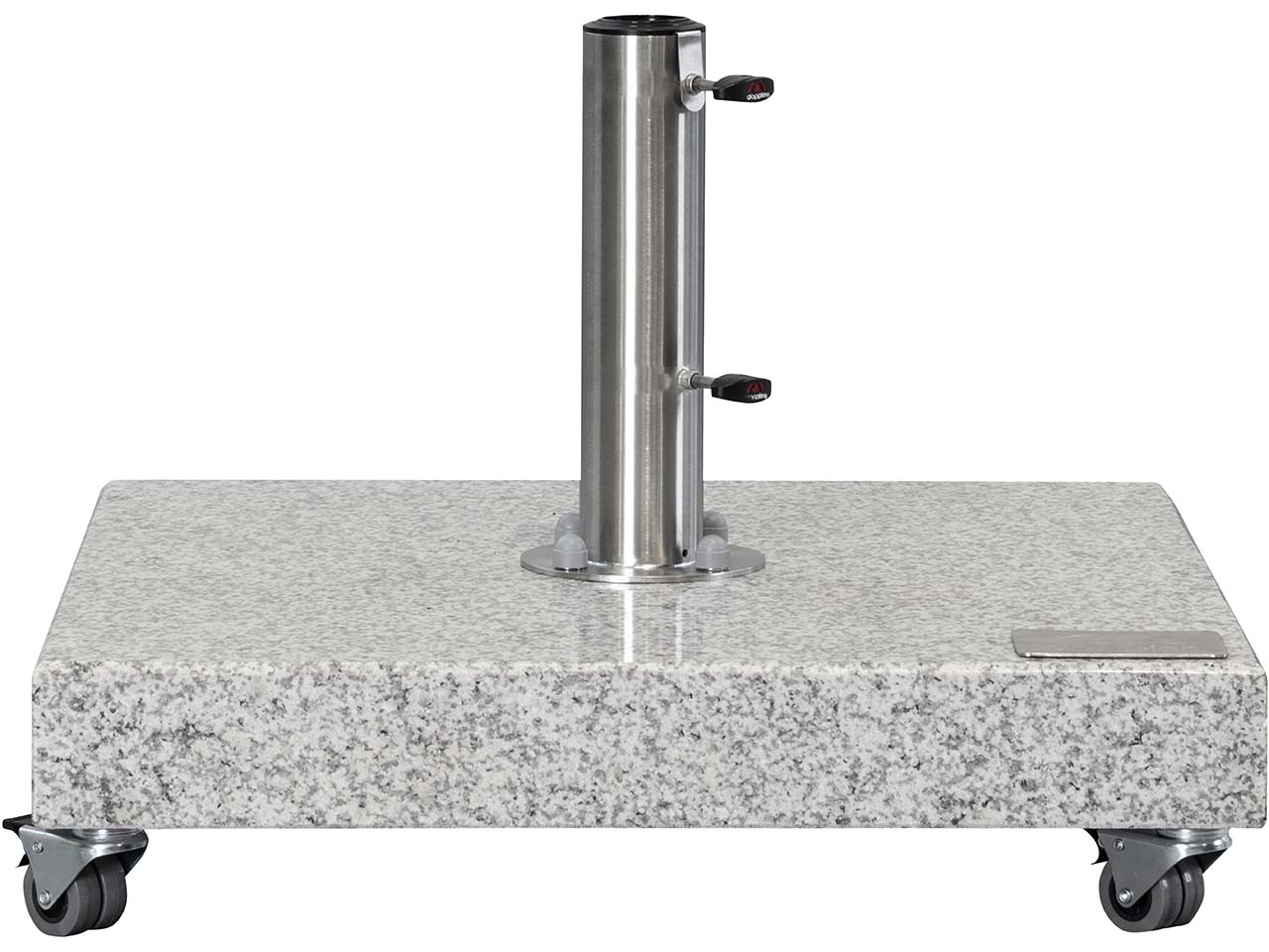 doppler Rollsockel 'Active' Granitplatte rollbar, 140 kg