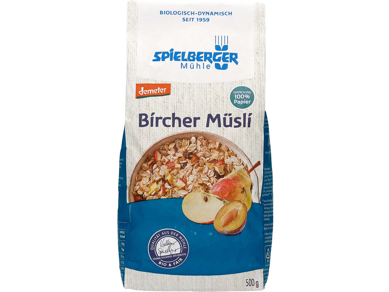 Spielberger Mühle Bio-Bircher-Müsli, 500 g