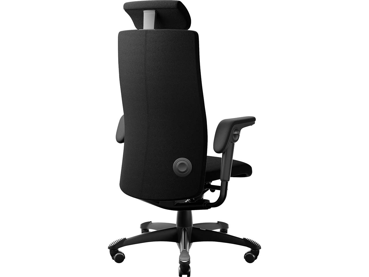 HAG Bürodrehstuhl "Tribute 9031" TiltDown AL, Kopfstütze, Gestell: sw, Stoff: "Cura" black