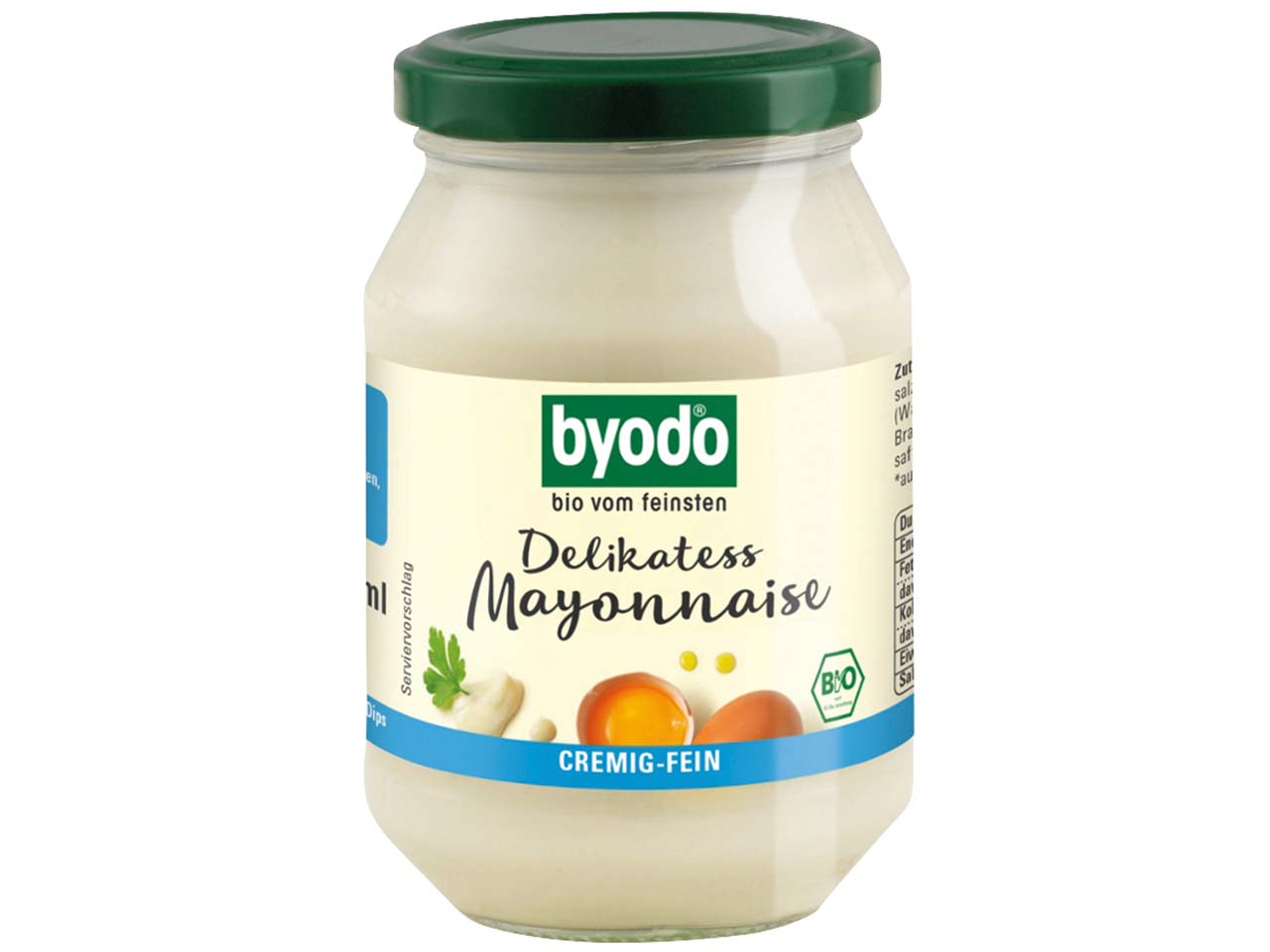 byodo Bio-Delikatess Mayonnaise, 80 % Fett, 250 ml
