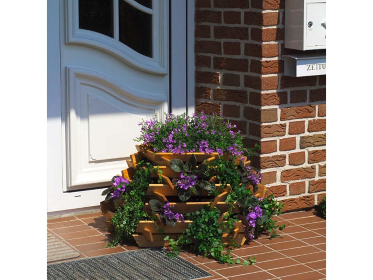 Pflanzpyramide sechseckig