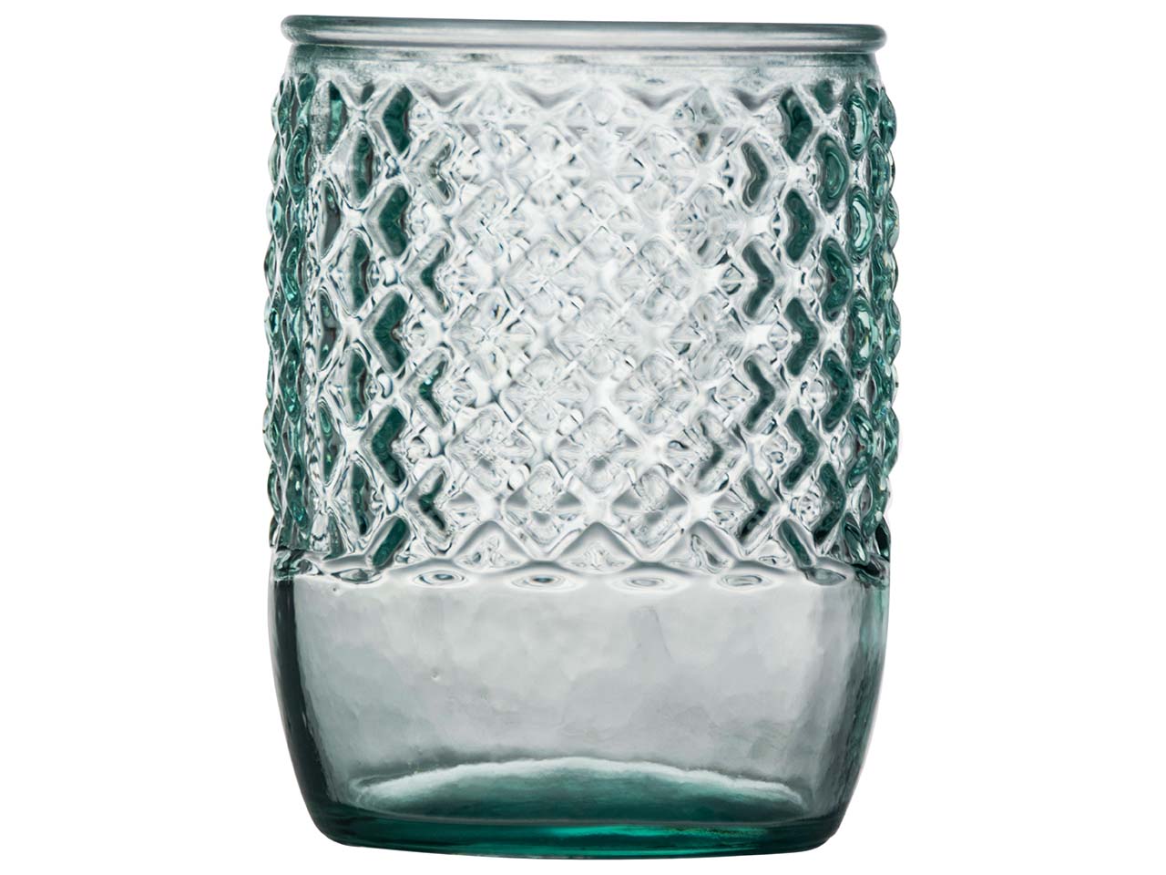 Trinkglas 'Diamant' 0,5 l, aus Recyclingglas