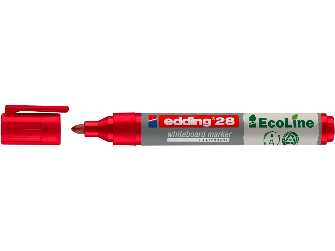 edding Whiteboardmarker "28 EcoLine" rot