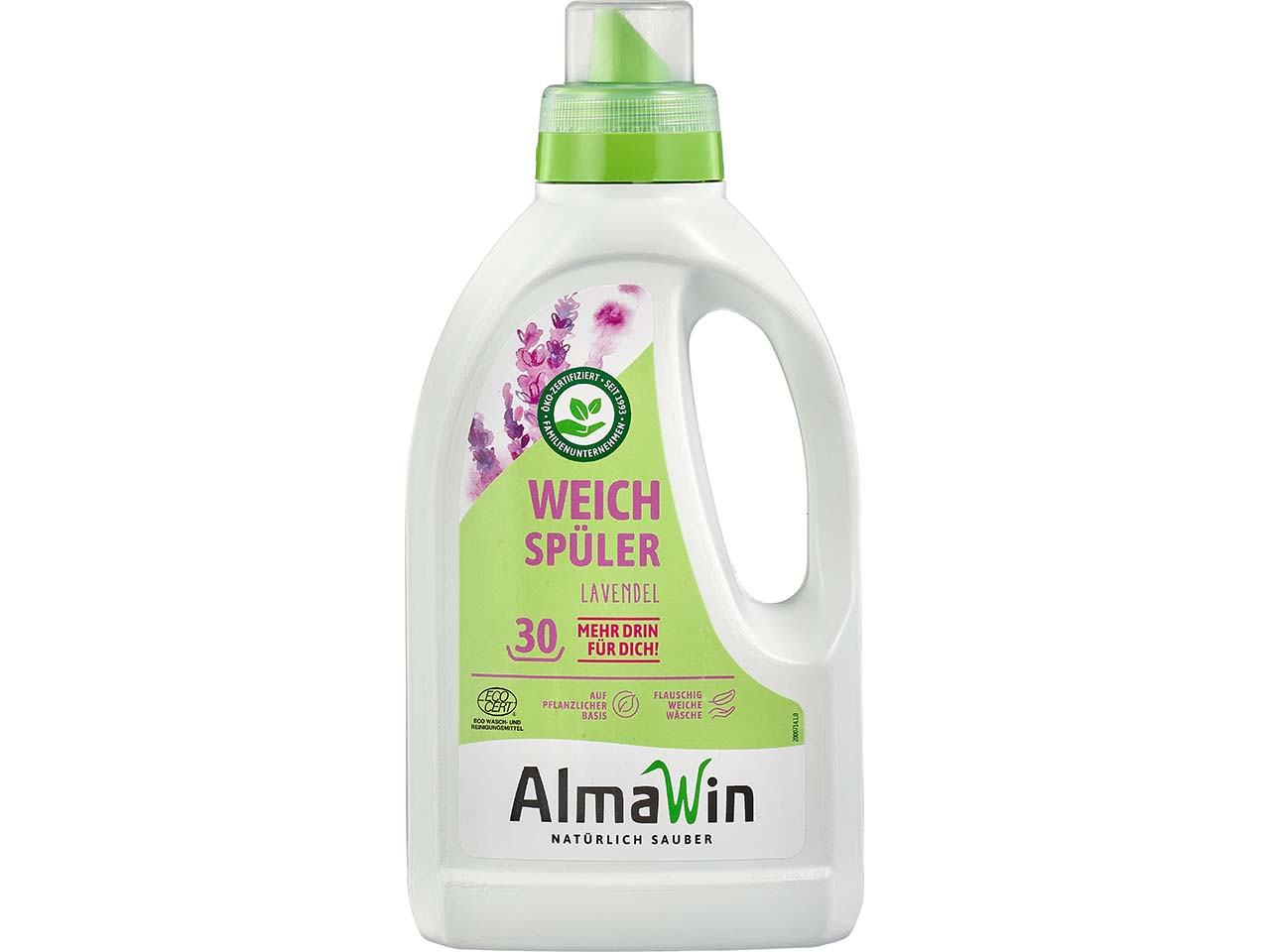 AlmaWin Weichspüler "Lavendel" Flasche, 0,75 l