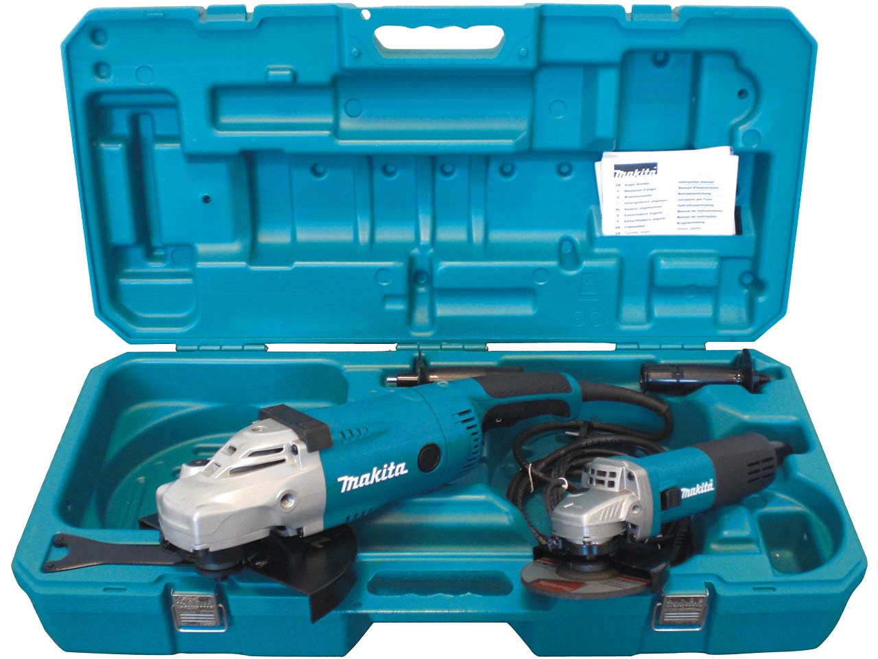Makita Winkelschleifer-Set "DK0052G" mit GA9020R + 9558NBR