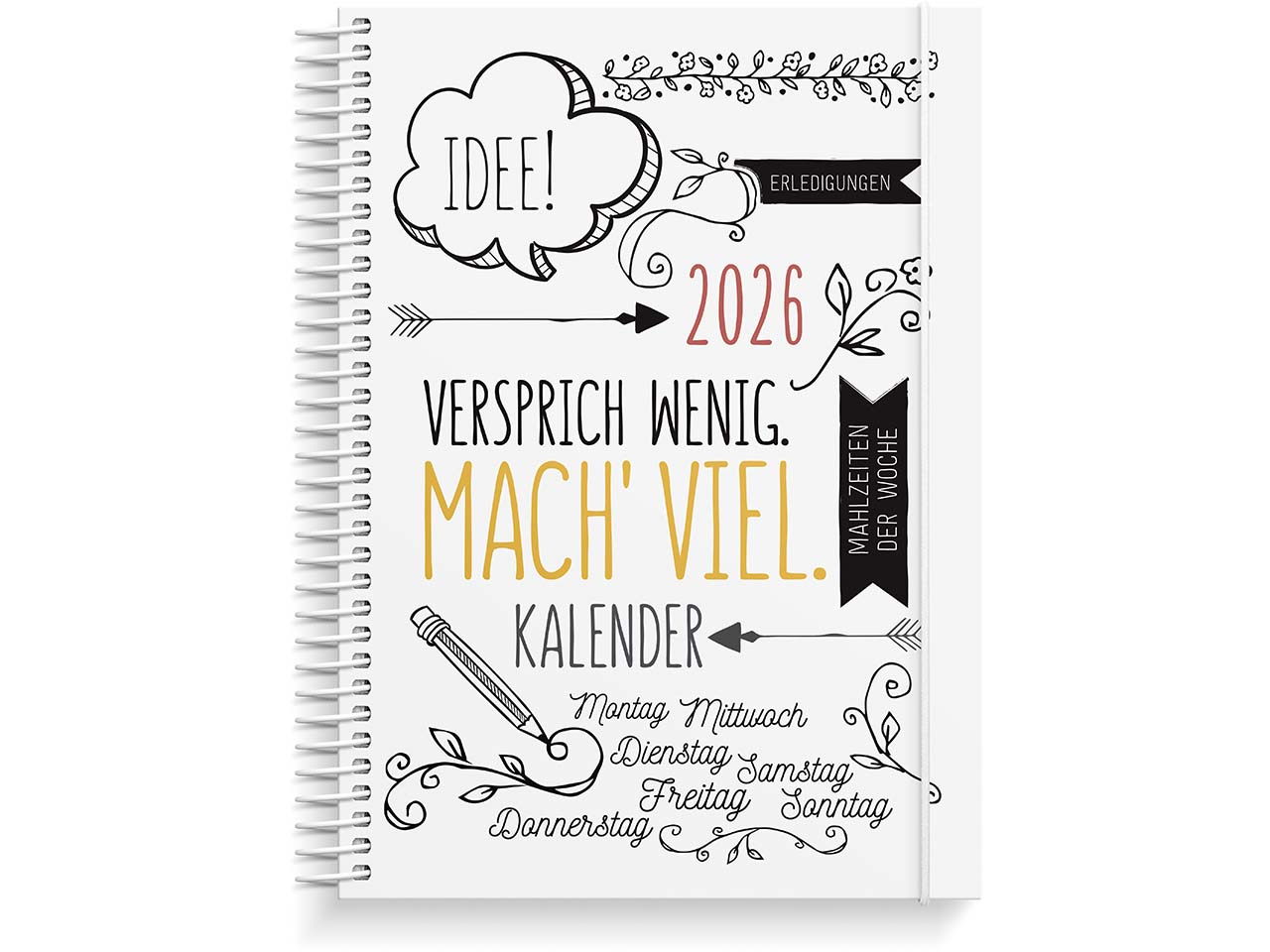 Burde Terminplaner "Doodle" 2026, DIN A5