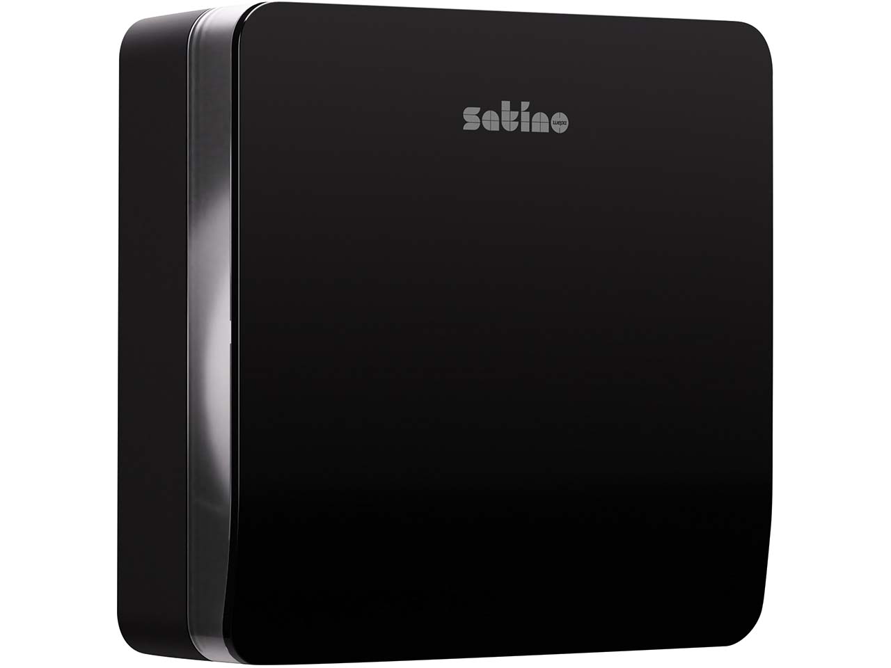 Satino Toilettenpapier-Spender Jumbo L "HYGINITY" mit Restrollenfunktion, schwarz