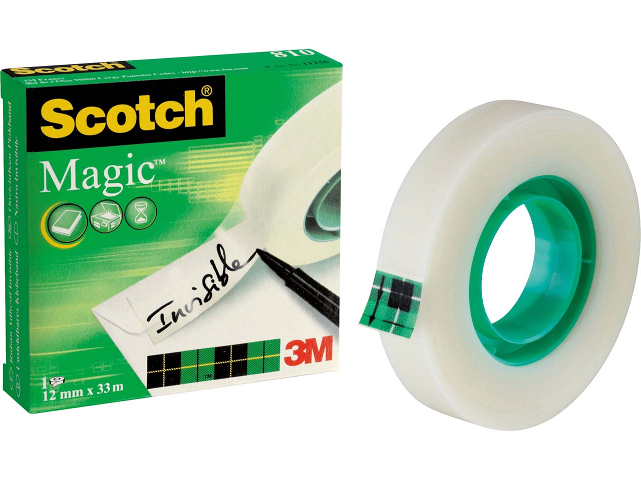 Scotch Magic Klebeband  '810' 12mmx33m unsichtbar