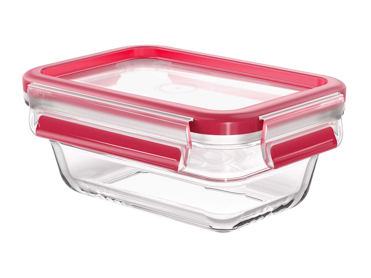 EMSA Frischhaltedose "Clip & Close" aus Glas, rechteckig, 0,45 l