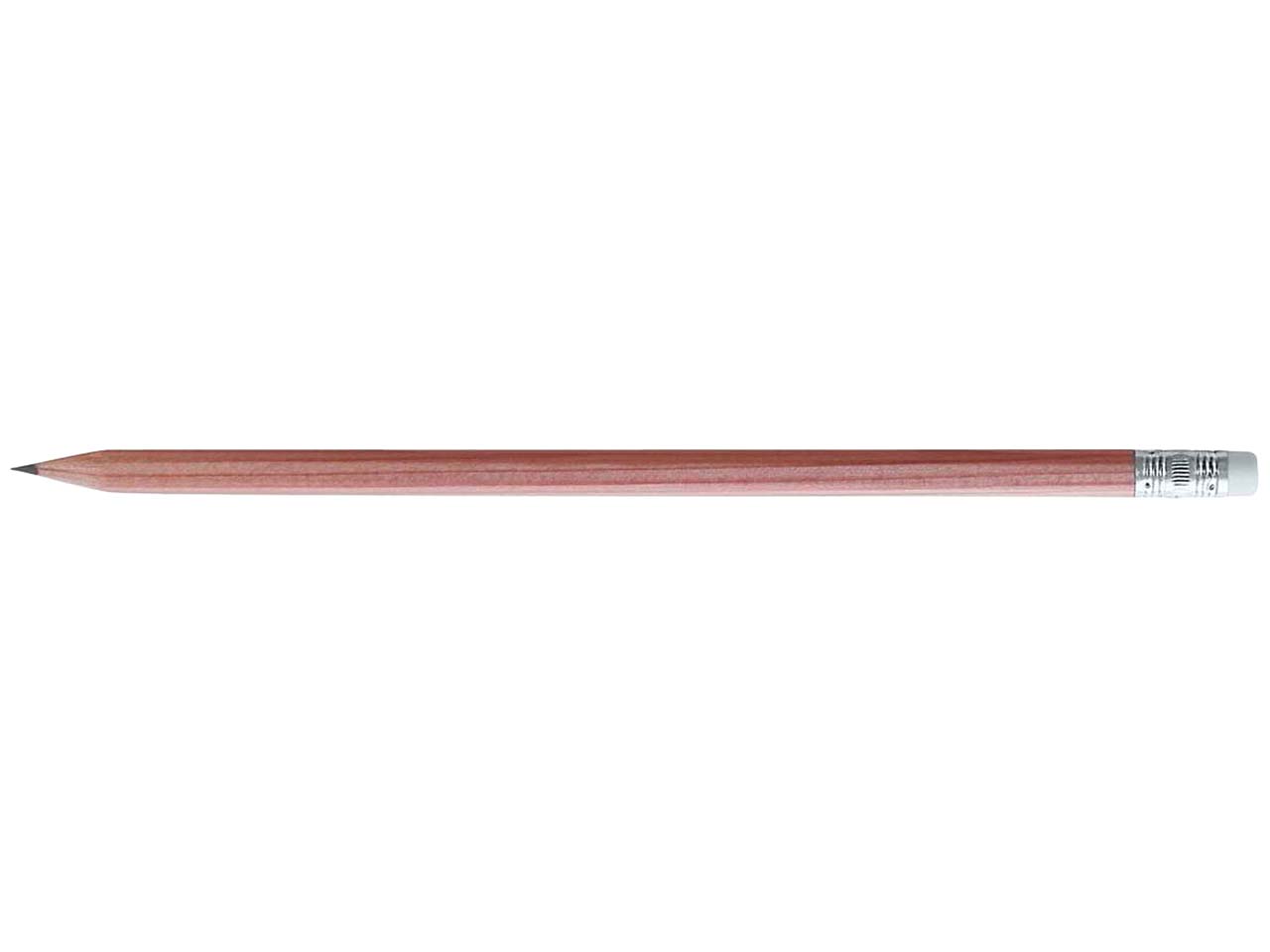 memo Bleistift 'Natural Graphite' mit Radiertip, FSC-zertifiziert, 12 Stk.