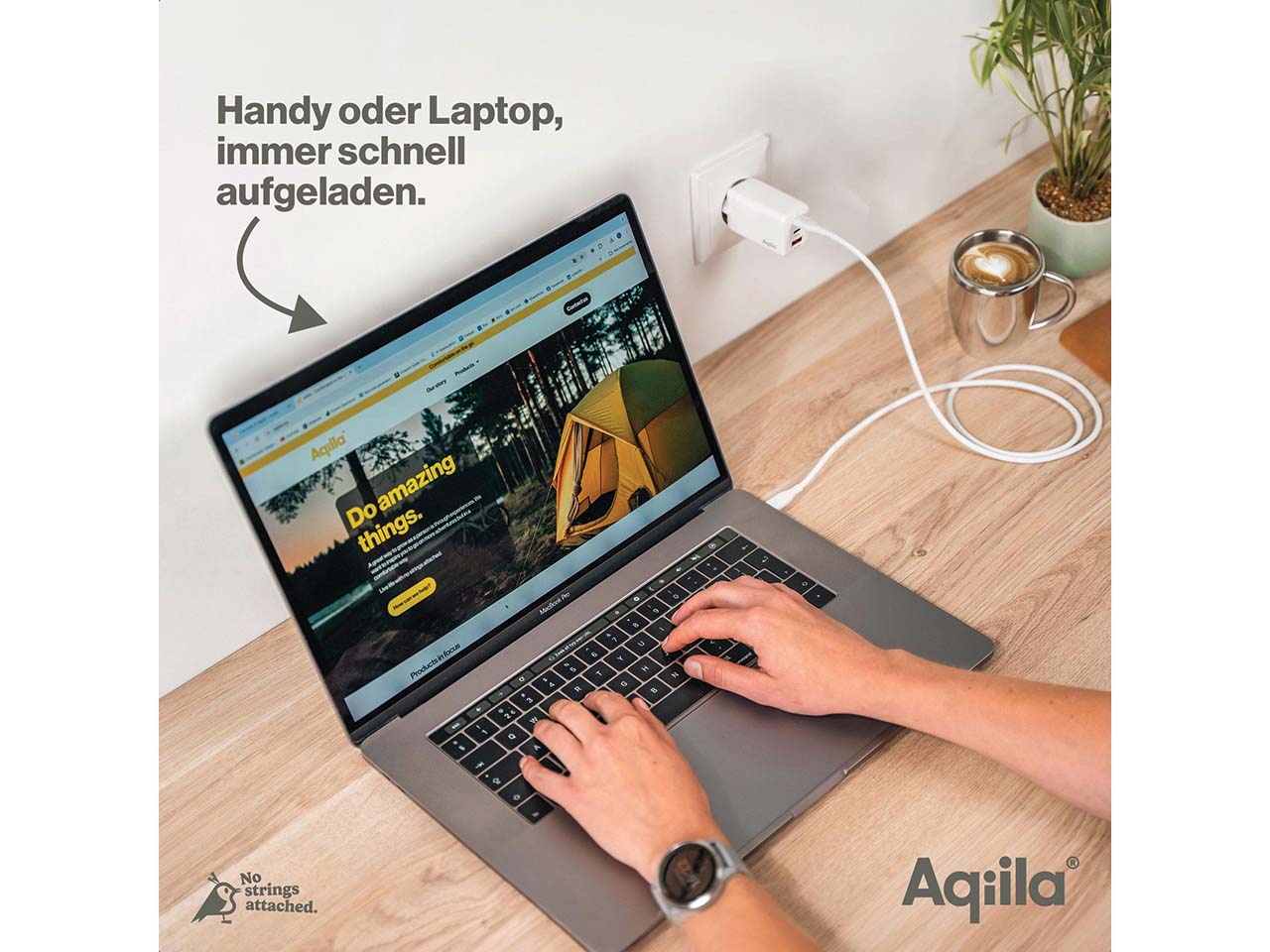 Aqiila USB Ladegerät und Ladeadapter "Chargebird W3"