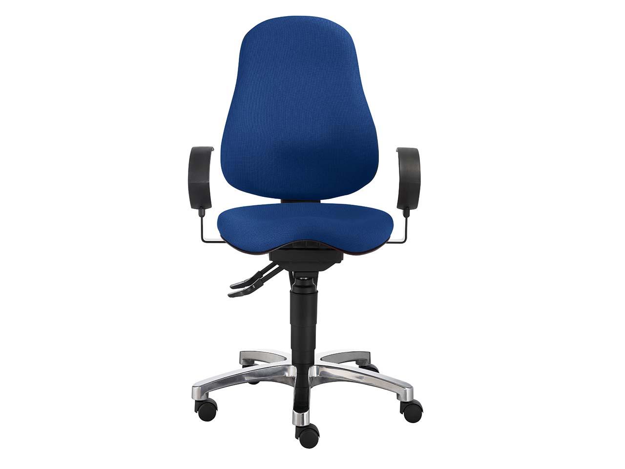 Topstar Bürodrehstuhl "Sitness 10" mit Armlehnen blau