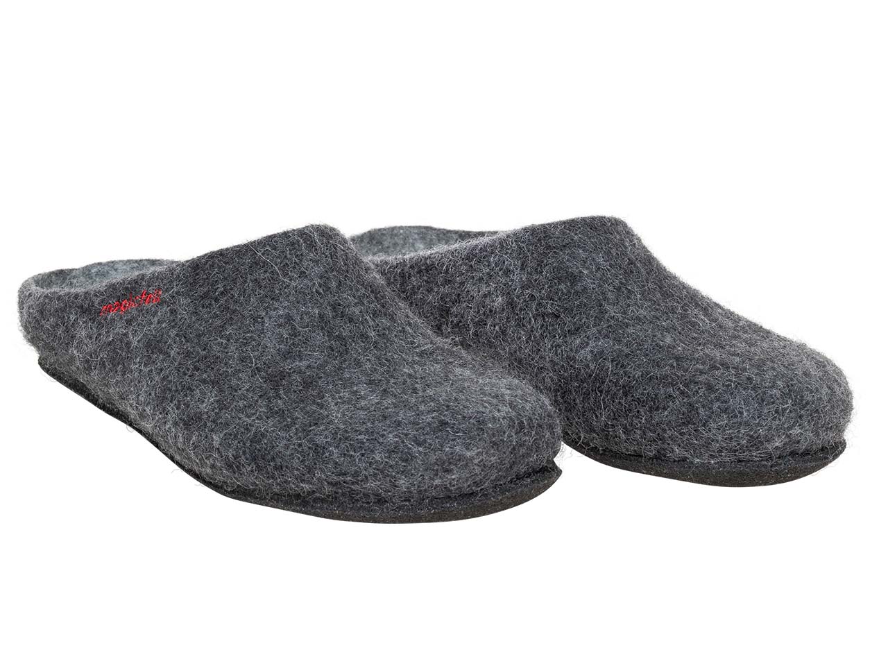Magicfelt Hausschuhe "AN 709" anthrazit, Gr. 38