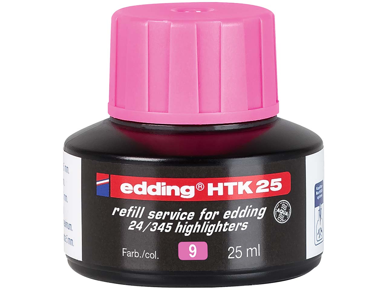 edding Nachfülltinte "HTK25" für Textmarker "Highlighter 24" pink