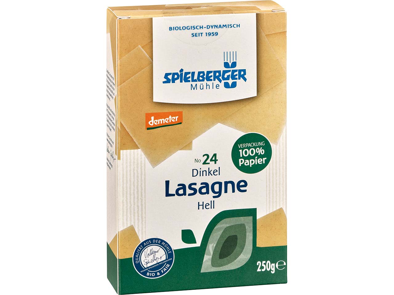 Spielberger Mühle Bio-Dinkel-Lasagne, 250 g
