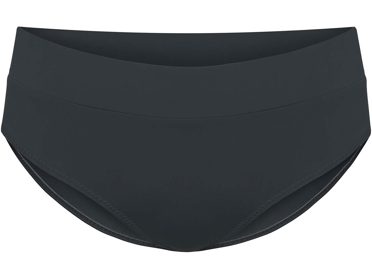 bleed Damen-Bikini-Hose, hoch geschnitten, schwarz, Gr. S