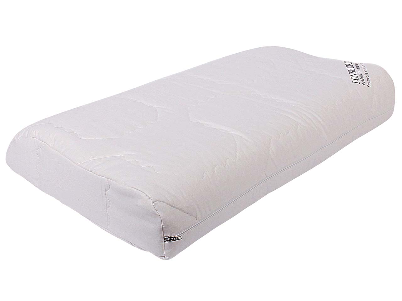 Lonsberg Orthopädisches Kissen "Form" Latex, Bezug Baumwolle, 40 x 60 cm