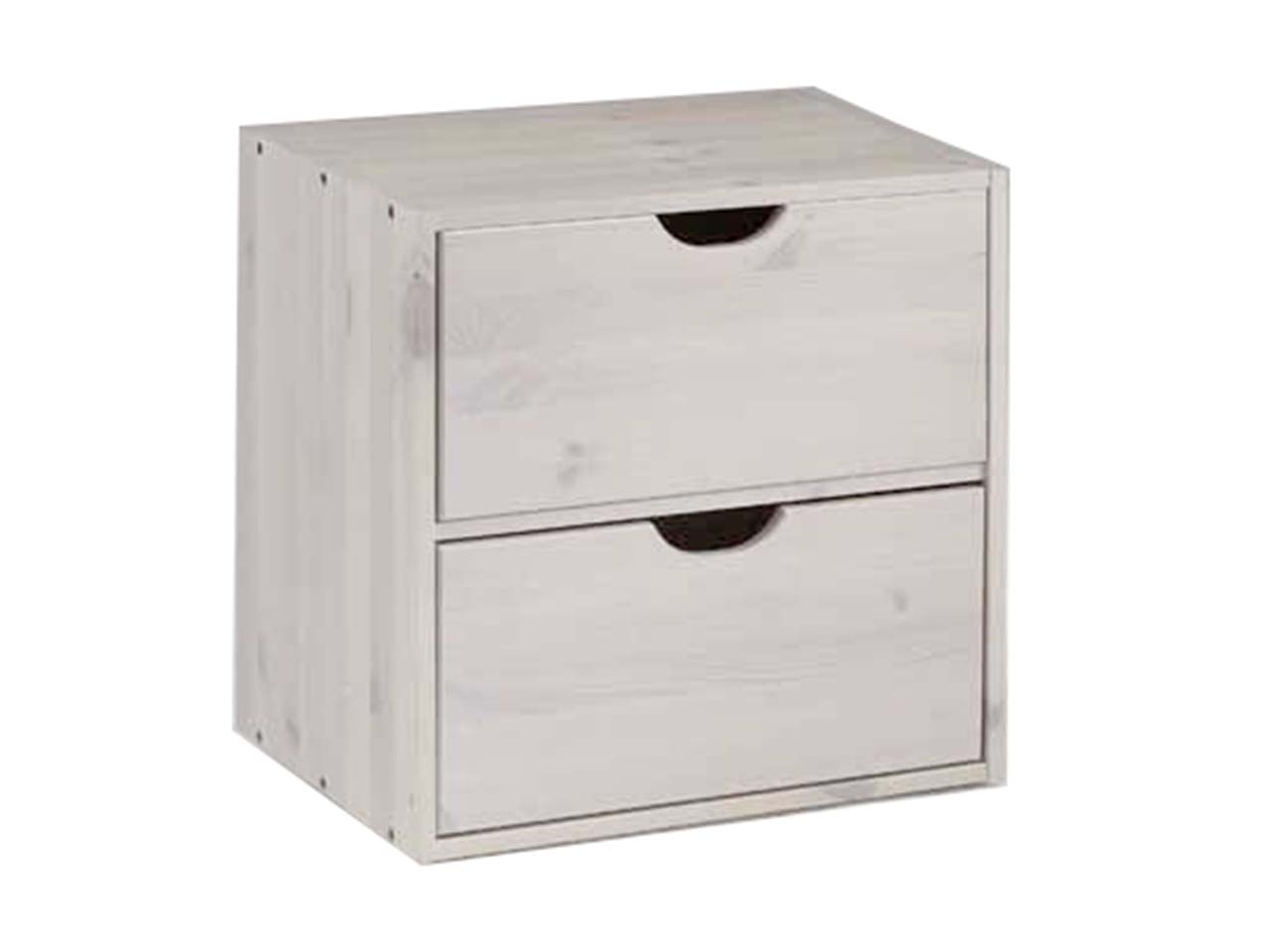 Schublade groß weiß