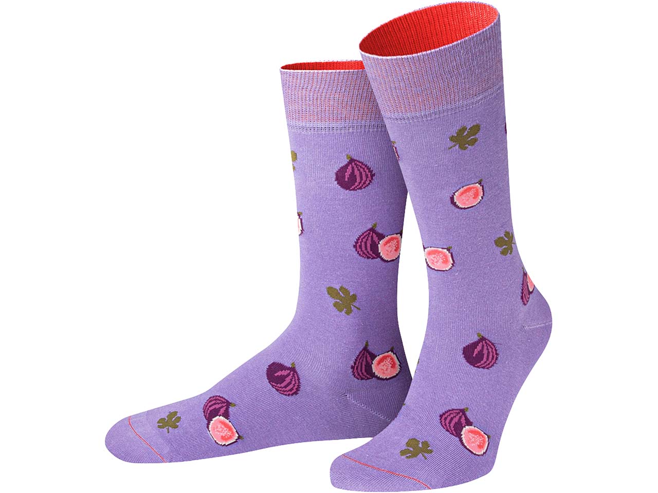 VON JUNGFELD Bio-Socken "Feige", lavendel, Gr. 43/46