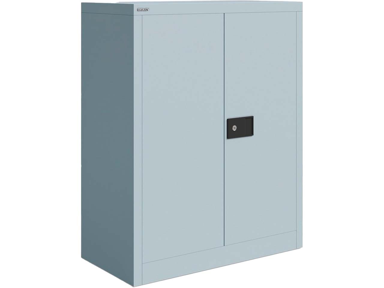 BISLEY Stahlschrank mit Flügeltüren "UNIVERSAL" B 80xT40xH100 cm, lichtgrau