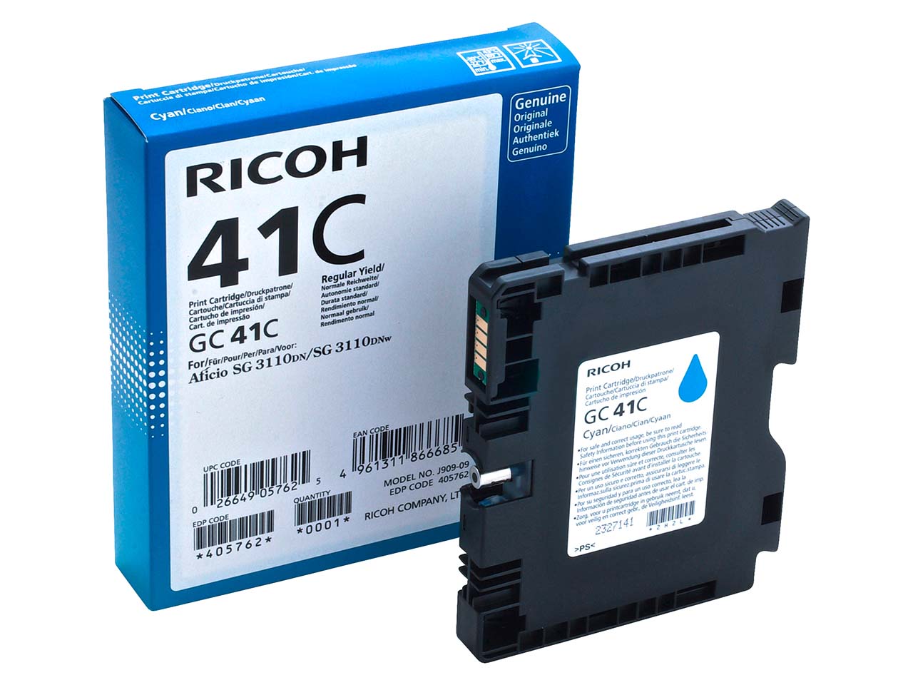 Ricoh Gel-Patrone 405762 cyan